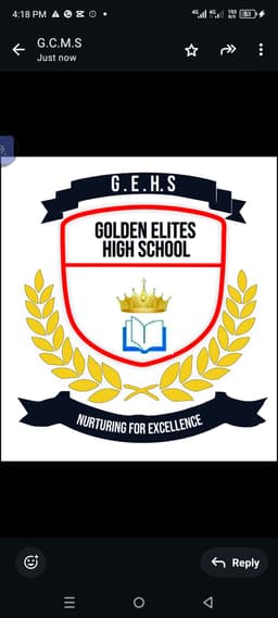 GOLDEN ELITES HIGH SCHOOL logo